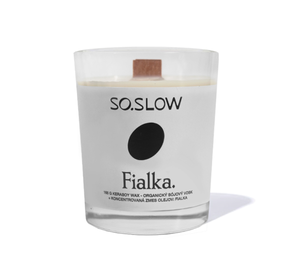 So.slow soy candle Violet 005