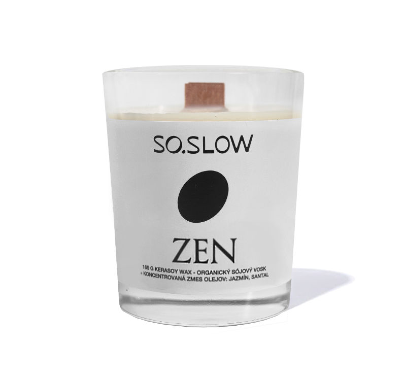 So.slow sójová sviečka Zen 007